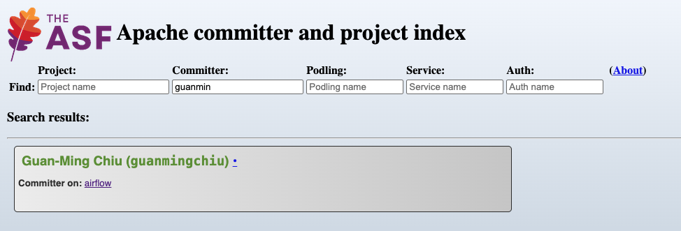 Apache Airflow Committer